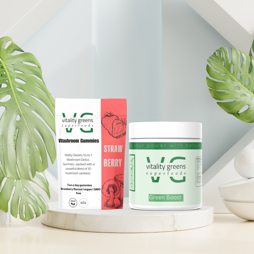 Vitashroom Gummies + Greens Booster