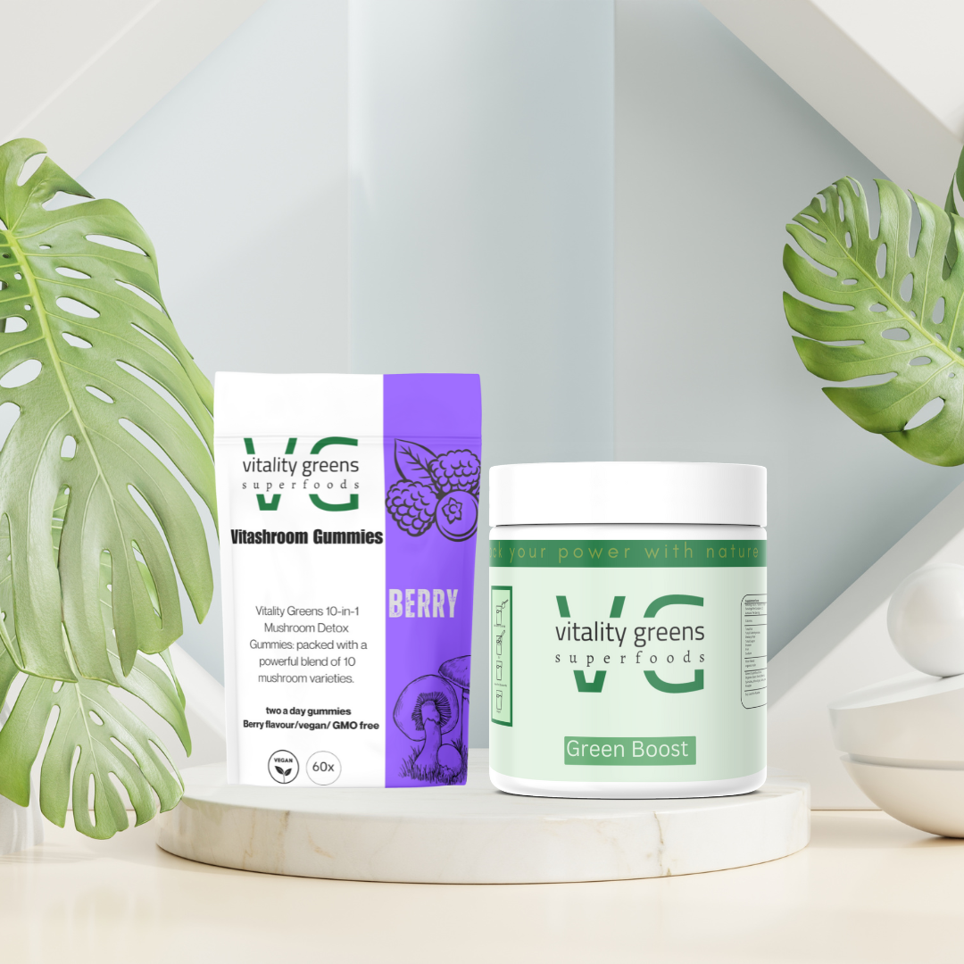 Vitashroom Gummies + Greens Booster