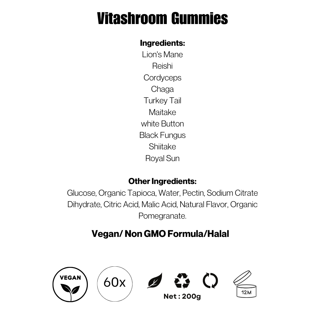 Vitashroom Gummies - Berry Blast