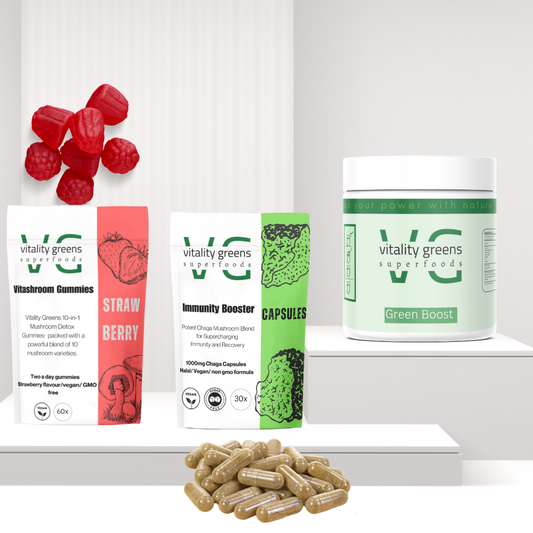 Vitashroom Gummies + Booster + Capsules